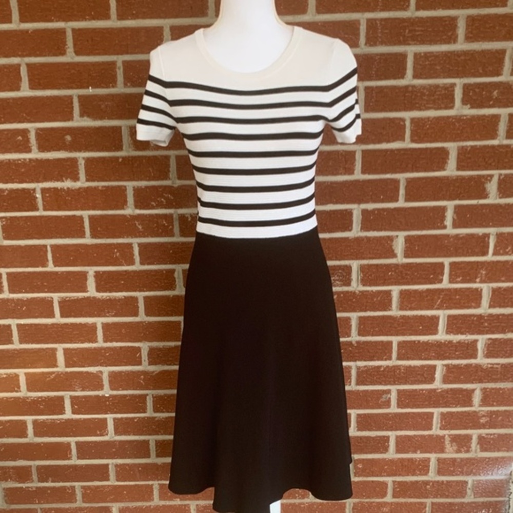 Talbots striped sweater dress
